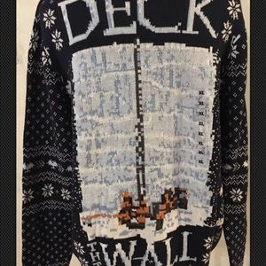 Game of Thrones Christmas Sweater Deck The Wall size medium